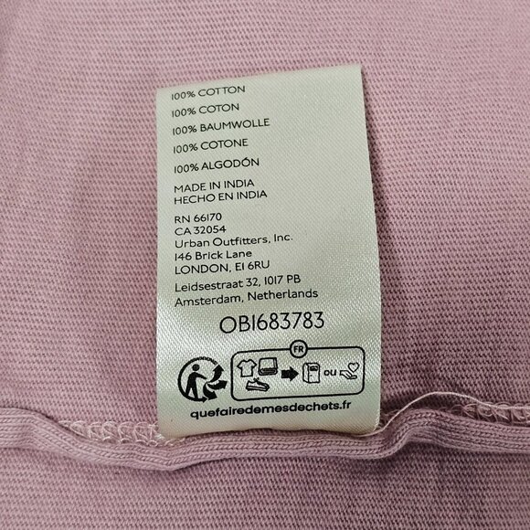 We The Free Relaxed Boxy Top Blouse Women Size M Rose Pink Balloon Sleeve - Picture 13 of 13